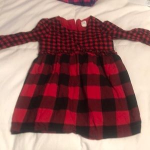 Buffalo plaid dress